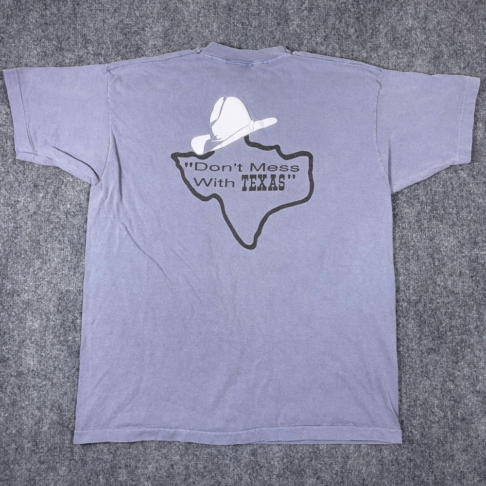 Lone Star Steakhouse Tee Mens XL Purple Vintage Single Stitch